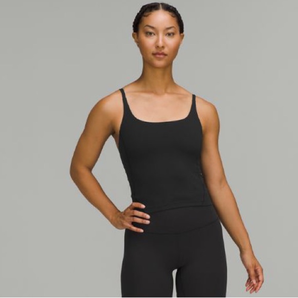 ISO lululemon Strappy shelf nulu tank top black